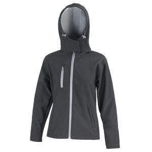 Result Core Womens/Ladies Core TX Performance Soft Shell Jacket / Black/Gray